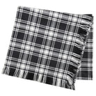 Tartan Shawl - Menzies Black and White