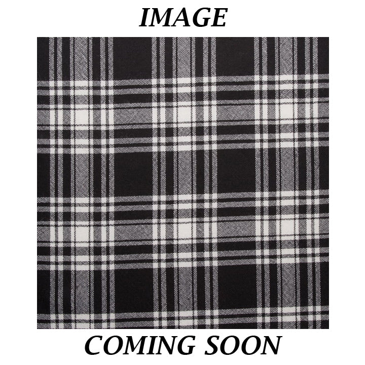 Tartan Stole - Menzies Black and White
