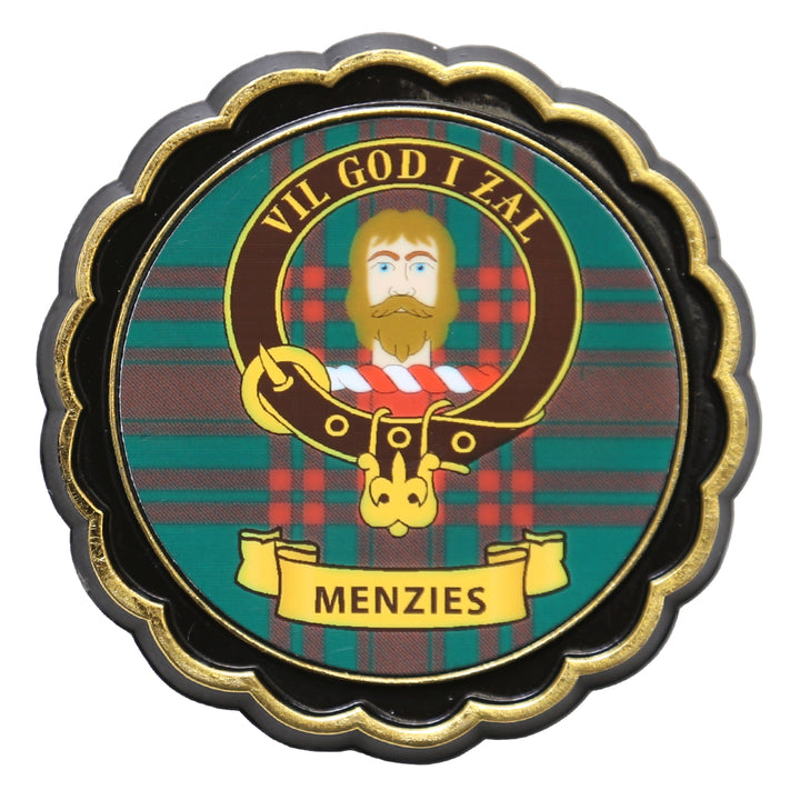Clan Crest Fridge Magnet - Menzies