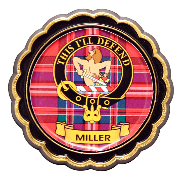Clan Crest Fridge Magnet - Miller