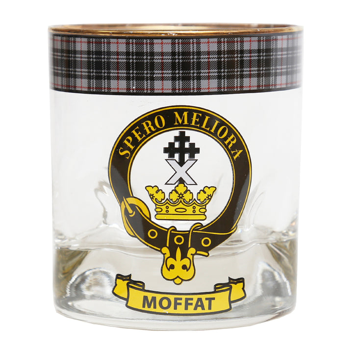 Clan Crest Whisky Glass - Moffat