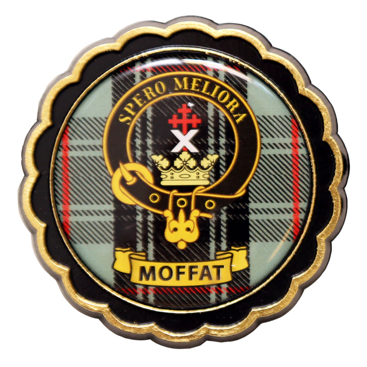 Clan Crest Fridge Magnet - Moffat