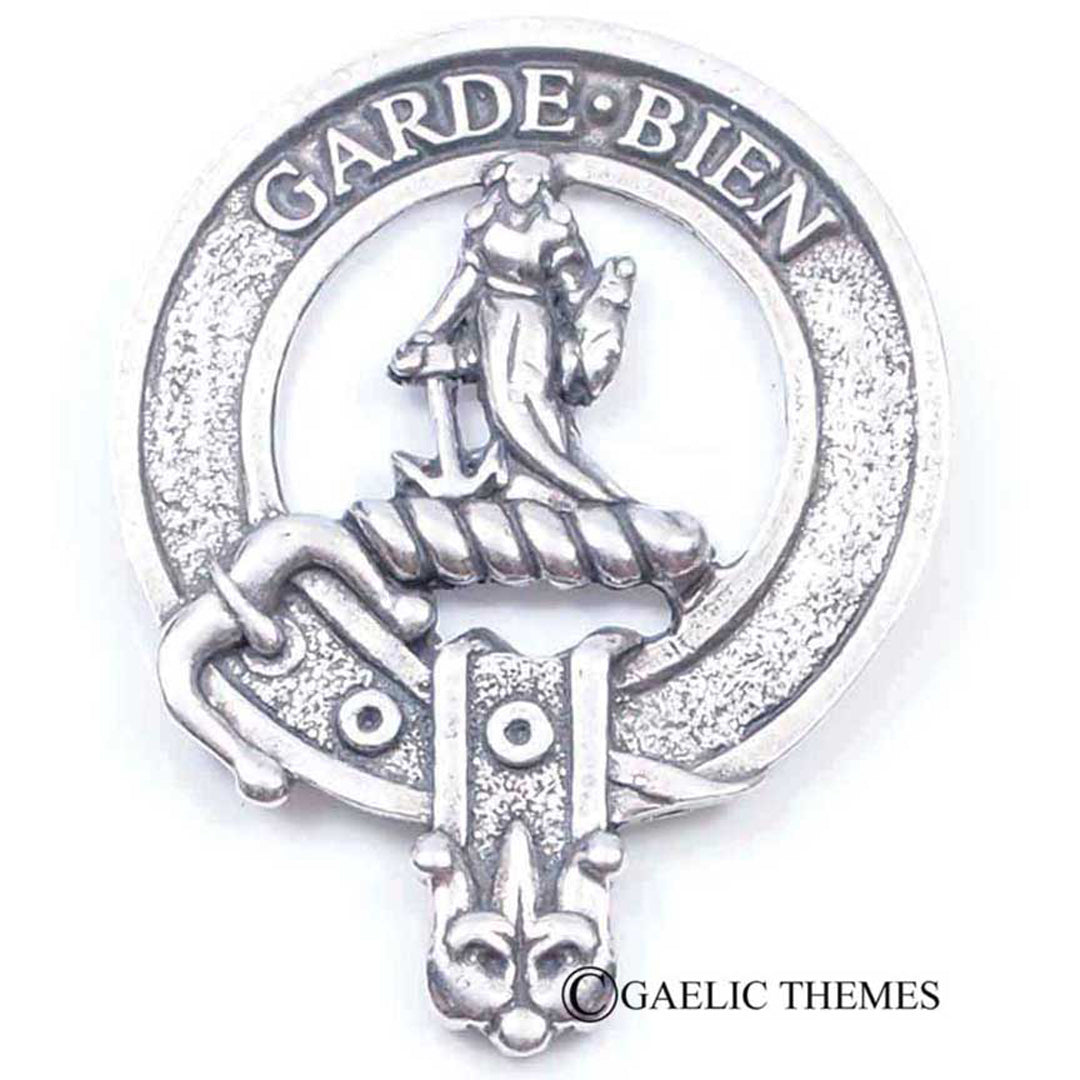 Clan Crest Cap Badge - Montgomery