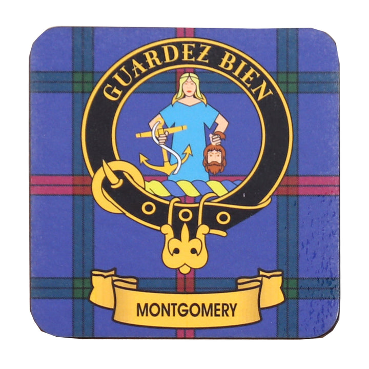 Clan Crest Drink Coaster - Montgomery