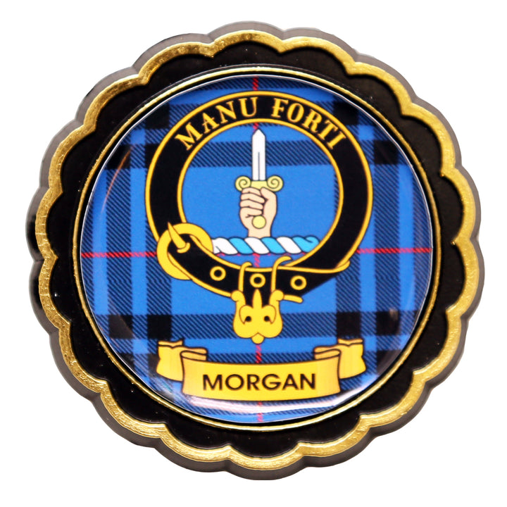 Clan Crest Fridge Magnet - Morgan