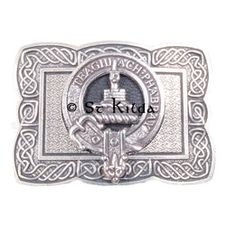 Clan Crest Belt Buckle - Morrison