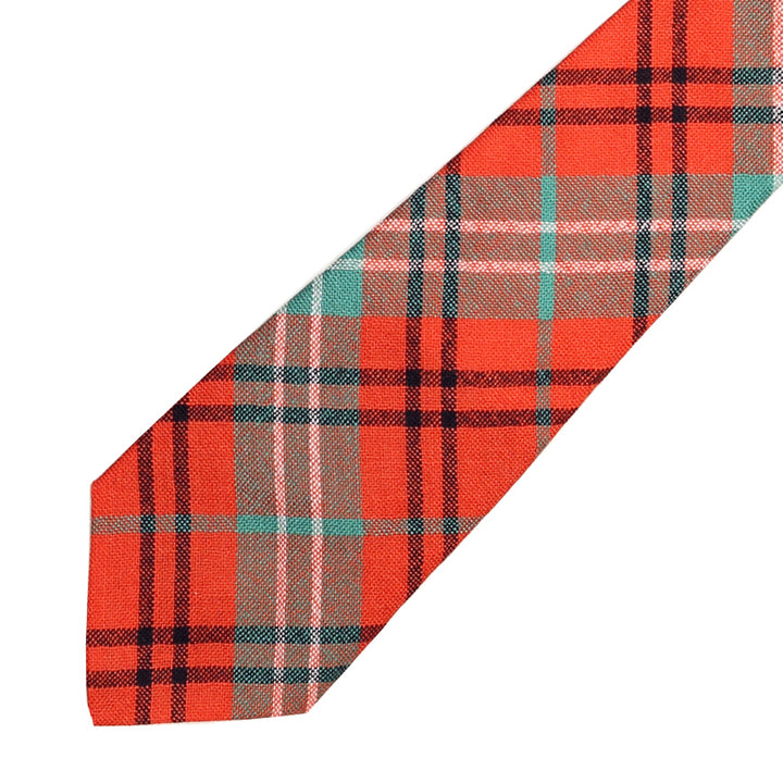 Men's Tartan Tie - Morrison Red Ancient