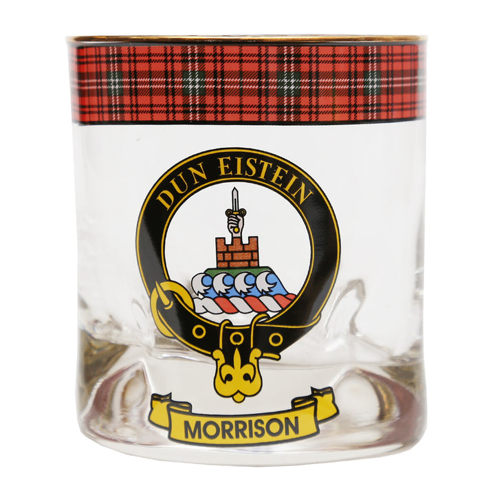Clan Crest Whisky Glass - Morrison