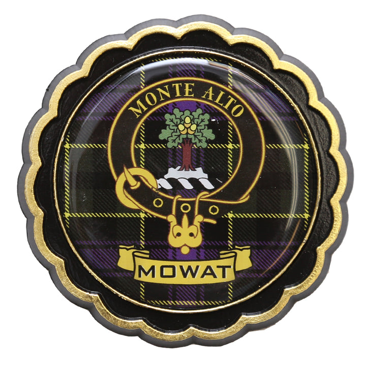 Clan Crest Fridge Magnet - Mowat