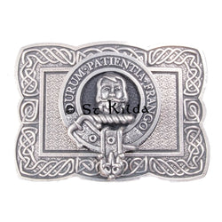Clan Crest Belt Buckle - Muir