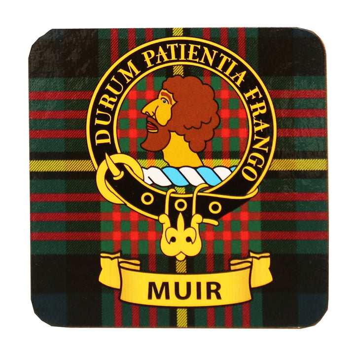 Clan Crest Drink Coaster - Muir