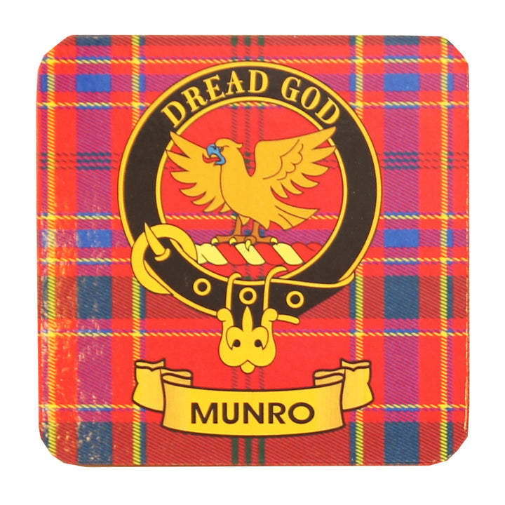 Clan Crest Drink Coaster - Munro