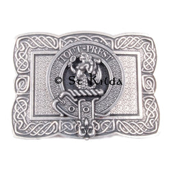 Clan Crest Belt Buckle - Murray