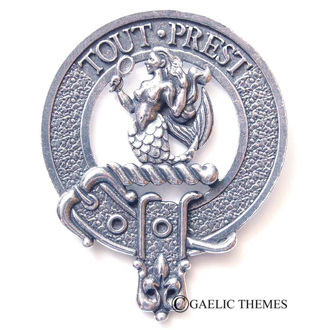 Clan Crest Cap Badge - Murray