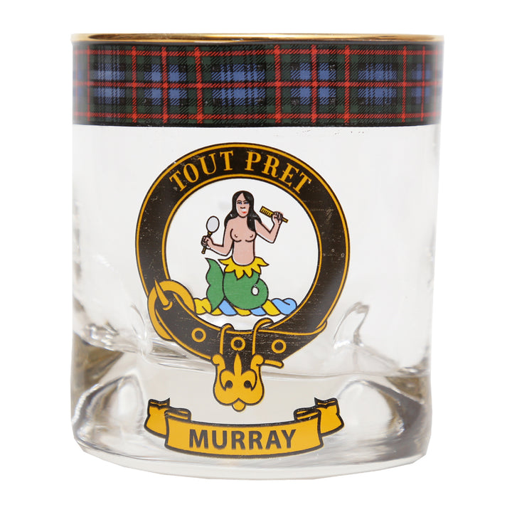 Clan Crest Whisky Glass - Murray