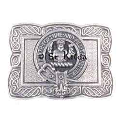 Clan Crest Belt Buckle - Murray of Atholl
