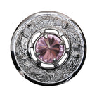 National Brooch - 2 Inches Pink