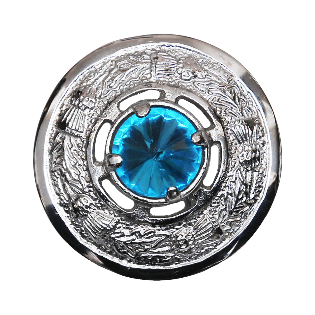 National Brooch - 2 Inches Turquoise