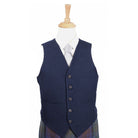 Navy Arrochar Braemar Tweed Vest