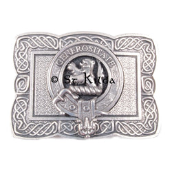 Clan Crest Belt Buckle - Nicholson