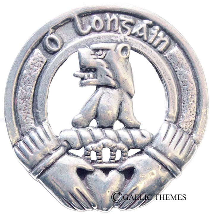 Clan Crest Cap Badge - O'Long