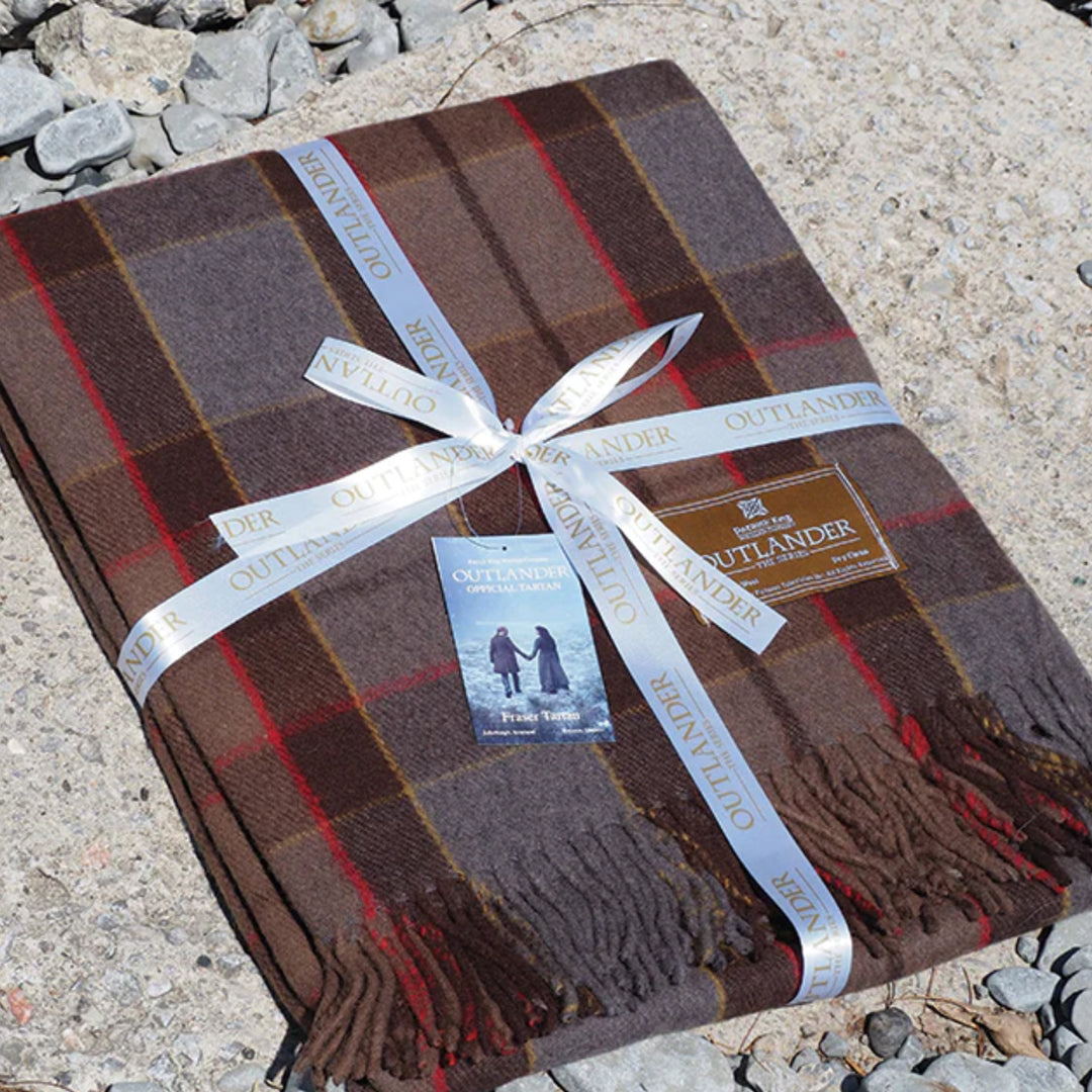 Outlander Tartan Blanket - Fraser