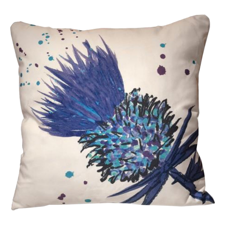 Painted Thistle Cushion