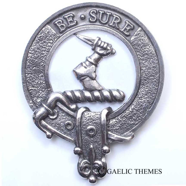 Clan Crest Cap Badge - Paisley