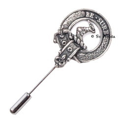 Clan Crest Lapel Pin - Paisley
