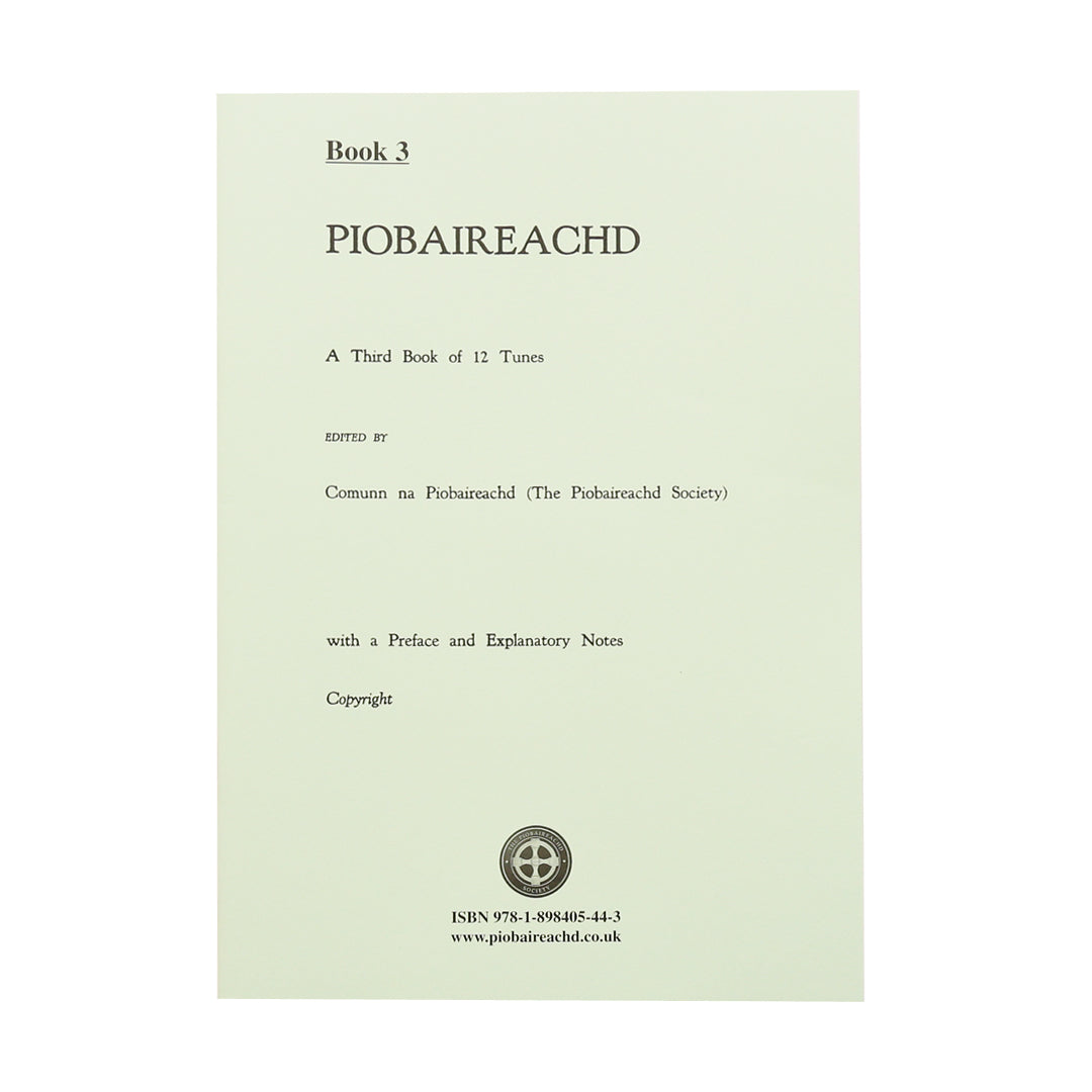 Piobaireachd Society Book 3