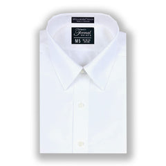 Plain Laydown Collar Dress Shirt