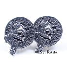 Clan Crest Cufflinks - Pollock
