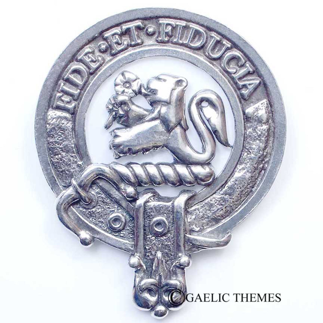 Clan Crest Cap Badge - Primrose
