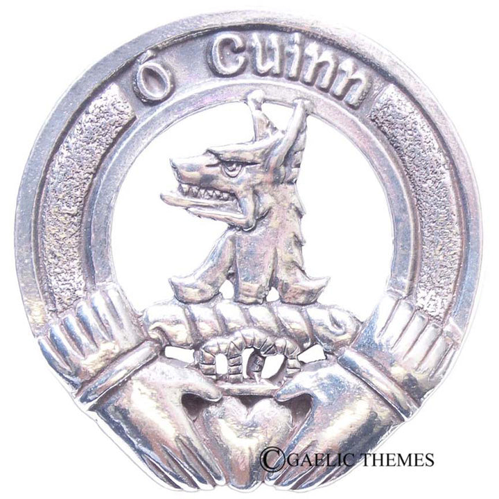 Clan Crest Cap Badge - Quinn