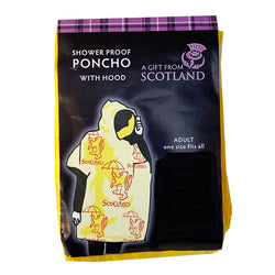 Rampant Lion Yellow Rain Poncho