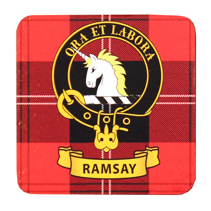 Clan Crest Drink Coaster - Ramsay