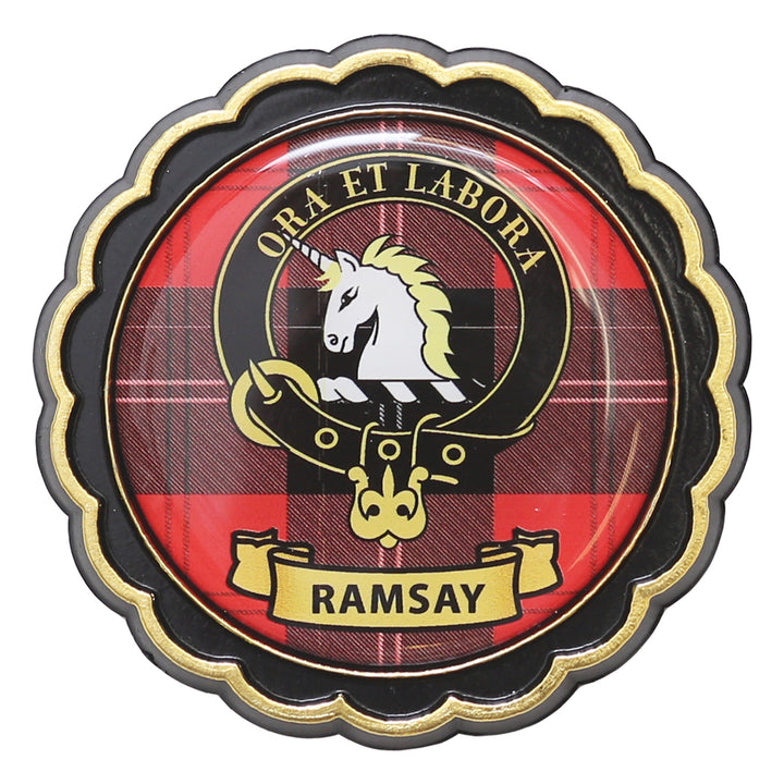 Clan Crest Fridge Magnet - Ramsay