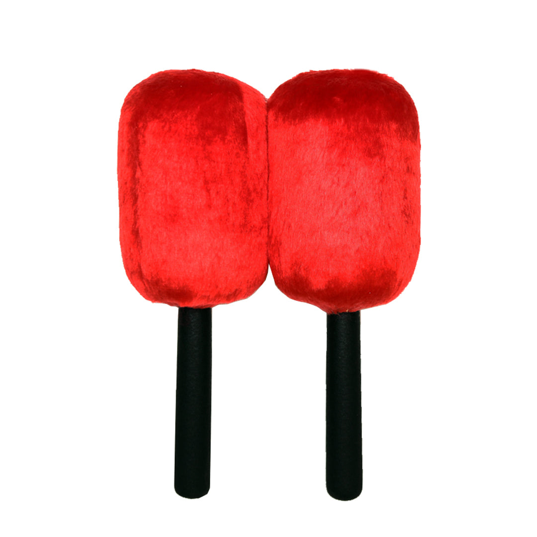 Red Small Beat Street Bass Sticks