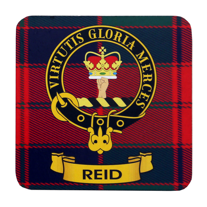 Clan Crest Drink Coaster - Reid