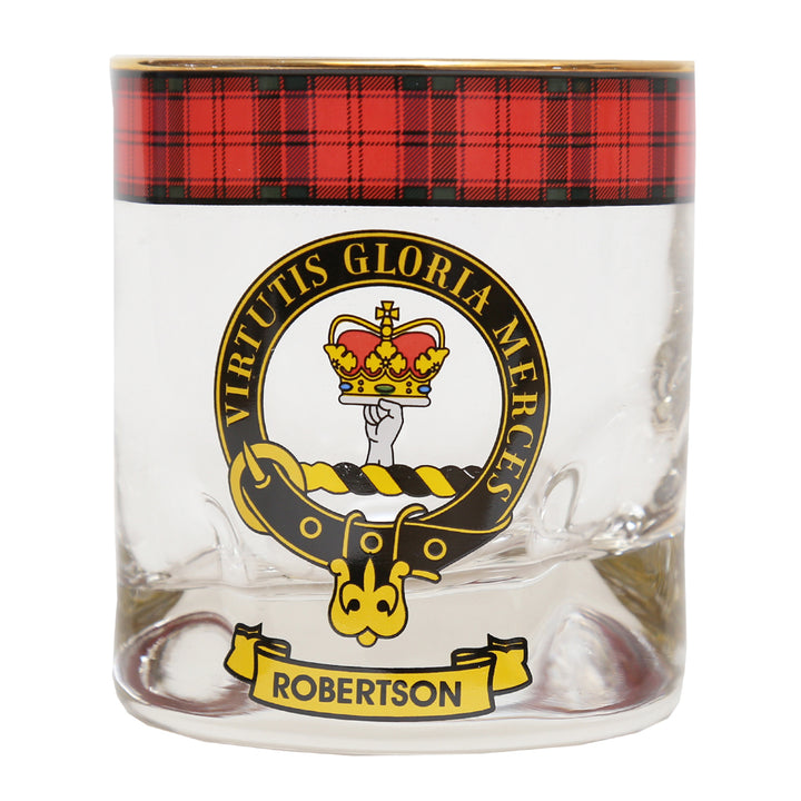 Clan Crest Whisky Glass - Robertson