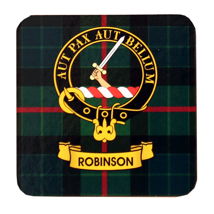 Clan Crest Drink Coaster - Robinson