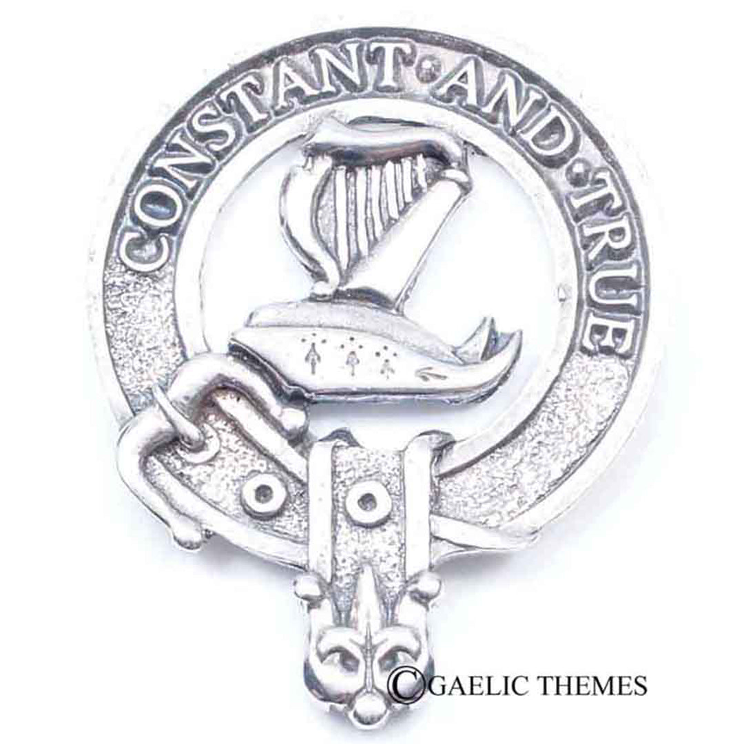 Clan Crest Cap Badge - Rose