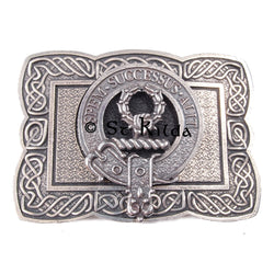 Clan Crest Belt Buckle - Ross