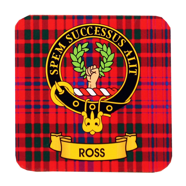 Clan Crest Drink Coaster - Ross