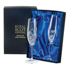 Royal Scot "Flower of Scotland" Flute Champs (2) Boxed