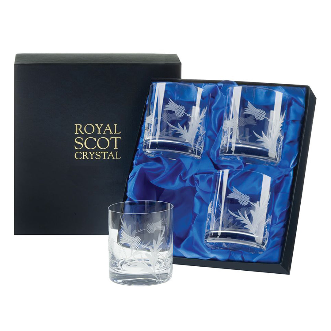Royal Scot "Flower of Scotland" Large Tumblers (4)