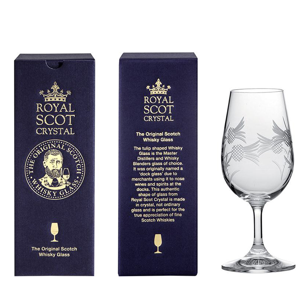 Royal Scot "Flower of Scotland" Stemmed Whisky Glass Tartantown Ltd.