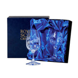 Royal Scot "Flower of Scotland" Stemmed Whisky Glasses (2) Boxed