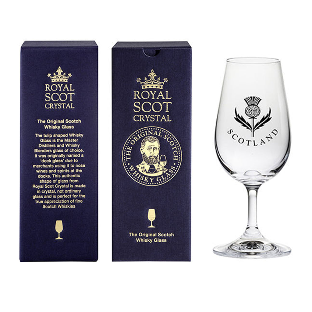 Royal Scot "Thistle" Stemmed Whisky Glass Tartantown Ltd.