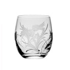 Royal Scot "Flower of Scotland" Whisky Tumblers Barrel Shape (4)